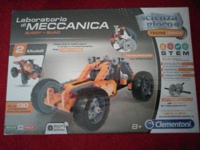 LABORATORIO DI MECCANICA Buggy+Quad Clementoni Scienza e Gioco