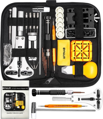 Watch Repair Kit 155 PCS - Ultimate DIY Watch Maintenance & Battery Replacement