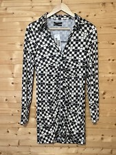 Urban Outfitters Ladies Checkerboard Ace Of Spades Style Dress Extra Small BNWT