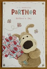 ‘Wonderful Partner' Boofle Mother’s Day Card - Clintons - 9"x6"