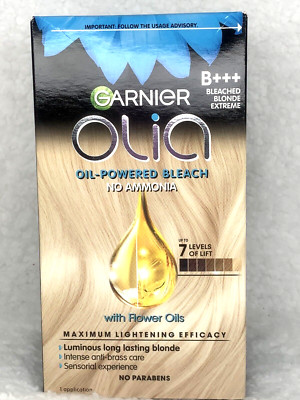 Garnier Olia Oil-Powered Bleach B+++ Bleached Blonde Extreme No Ammonia w/ Oils
