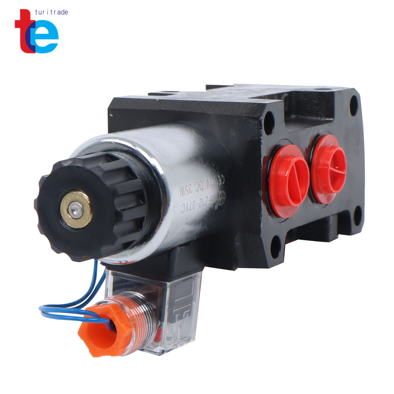 6 Port 12V DC 13GPM 3Plug Hydraulic Solenoid Selector Diverter Valve #10 SAE