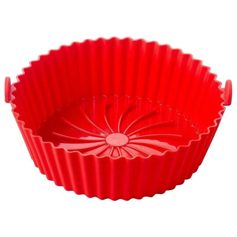 Air Fryer Silicone Pot Mat Oven Pan Reusable Tray Kitchen Baking Accessories