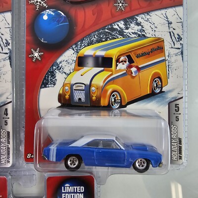 Hot Wheels 2006 Holiday Rods COMPLETE SET w/ Extra Variant Colors