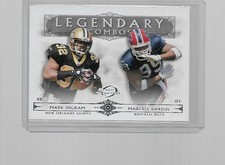 2011 TOPPS LEGENDS FOOTBALL LEGENDARY COMBOS MARK INGRAM / MARCEKK DAREUS #LC-ID
