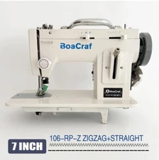 Walking Foot Zigzag Stitch 9'' inch Arm Sewing Machine Leather Sewing Machine