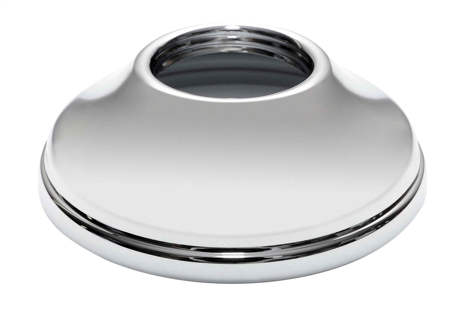 26mm 3/4 Retro Cone Shaped Pipe Cover Collar Chrome Steel