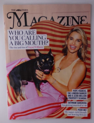 The Times Beilage 10. Mai 2025 Vogue Williams Papst Franziskus Sathnam Sanghera