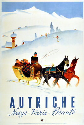 62626 AUSTRIA NEIGE Wall Decor Print Poster