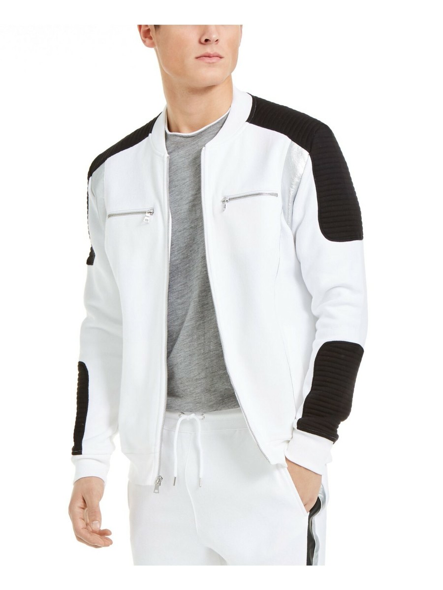 Inc International Concepts Mens Portrait Track Full-zip Bomber