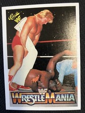 1990 Classic WWF Wrestlemania  #1 WWF WWE Wrestling Greg Valentine, Junkyard Dog