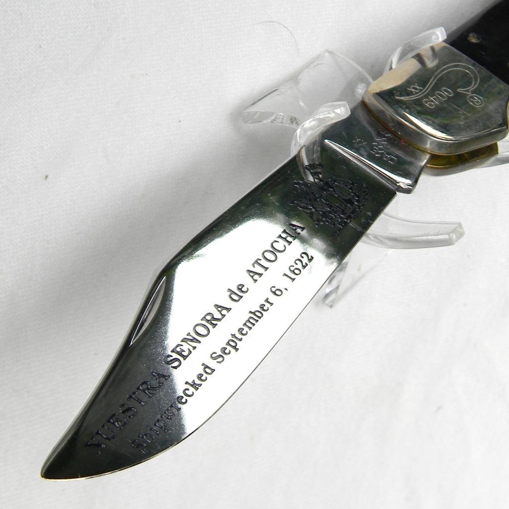 CASE XX USA 1988 commem Atocha galleon knife SN49, 1 OZT