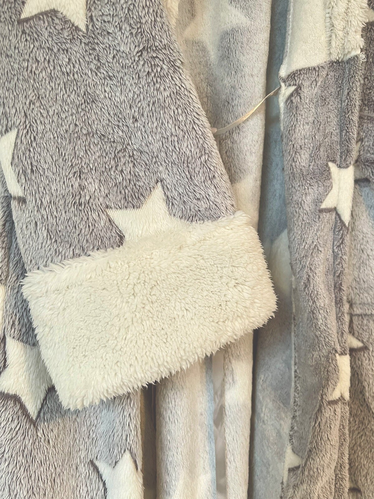 Women M Dressing Gown, John Lewis, Grey & White With Hood, BNWT eBay