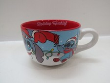 Lilo Stitch Soup Mug Coffee Hot Cocoa Drink Cup Christmas Disney I2F524C