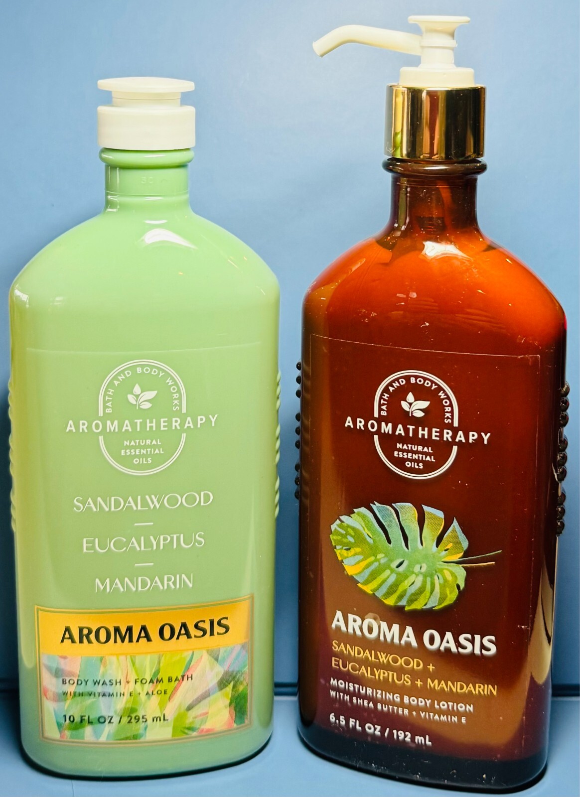 Bath & Body Works Sandalwood Mandarin Eucalyptus 2pc Gift Set  