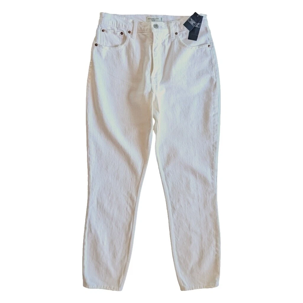 Jeans de algodón Abercrombie & Fitch para Mujeres