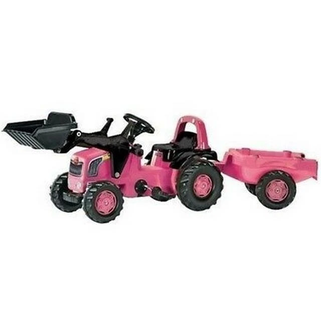 Rolly Toys Ride On Pink Pedal Tractor