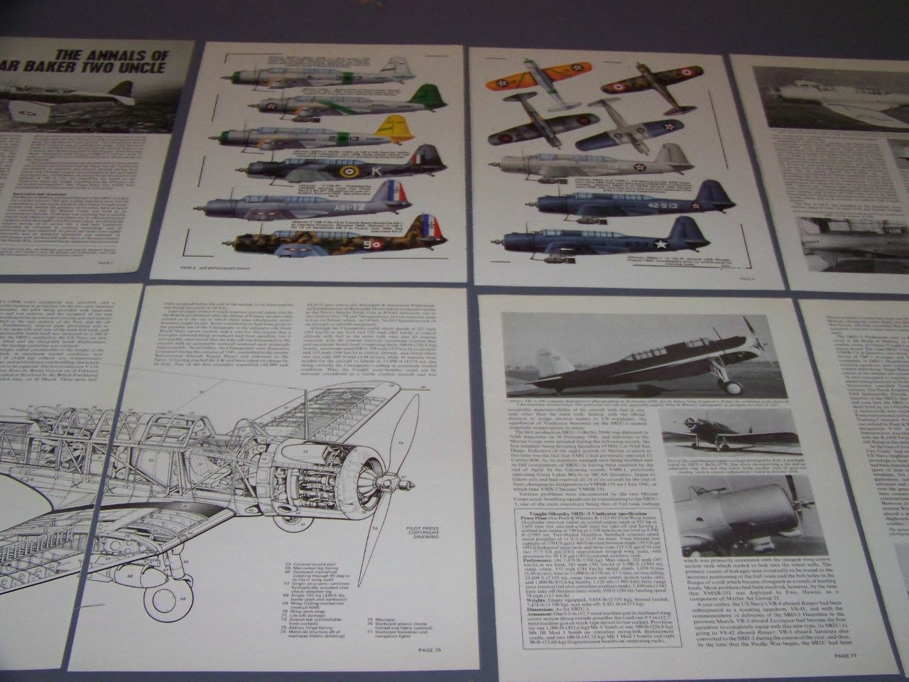 Vought Sikorsky V-156F/Sb2U & Cf-105 Arrow...3-Views/Specs/Cutaway (269Pp)