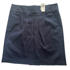 Grace Dane Lewis Hansy New York  Ladies Skirt 12 Navy NWT Office School Casual