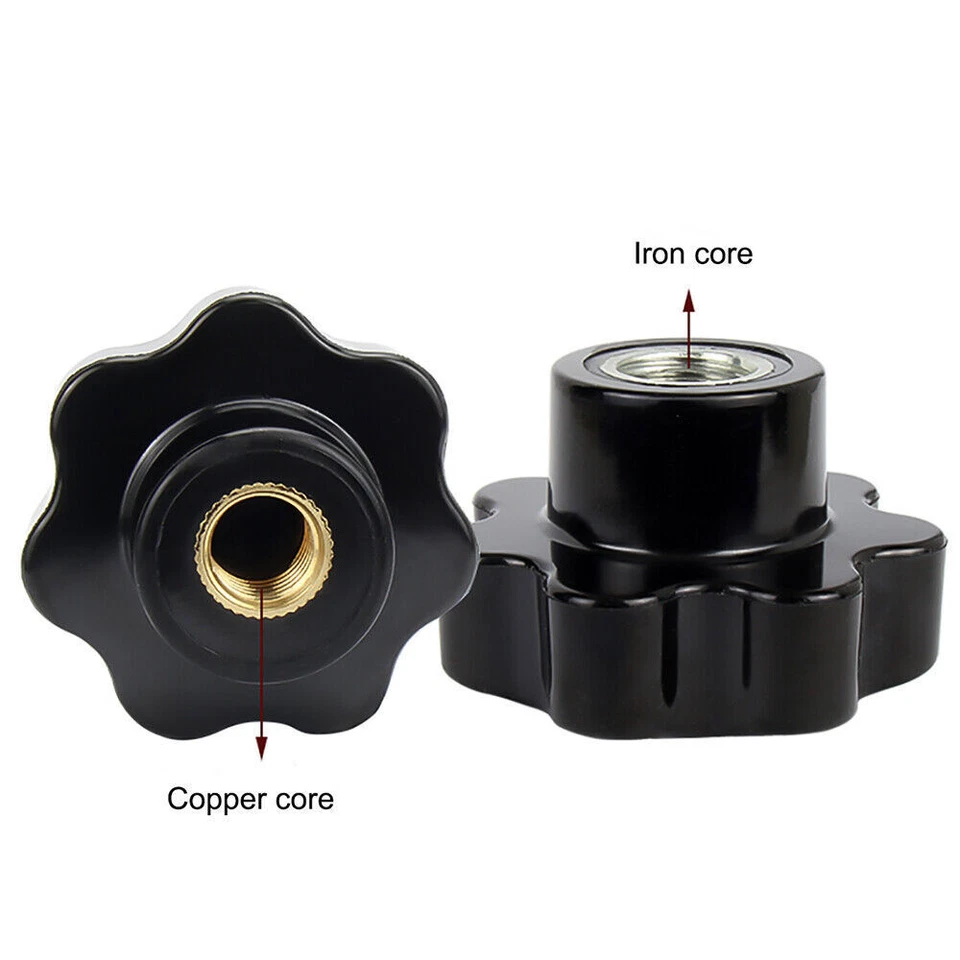 Sterngriffmutter Sterngriff Star handle M4 M5 M6 M8 M10 M12 Größe wählbar - Bild 4 von 4