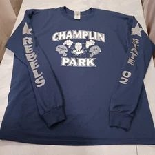 Vintage Fruit Of The Loom Best Champlin Park Rebels 02 Long Sleeve Shirt Men XXL