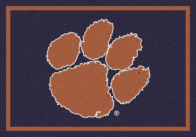 4x6 Milliken Clemson Tigers 79798 NCAA Spirit Area Rug - Approx 3'10''x5'4''