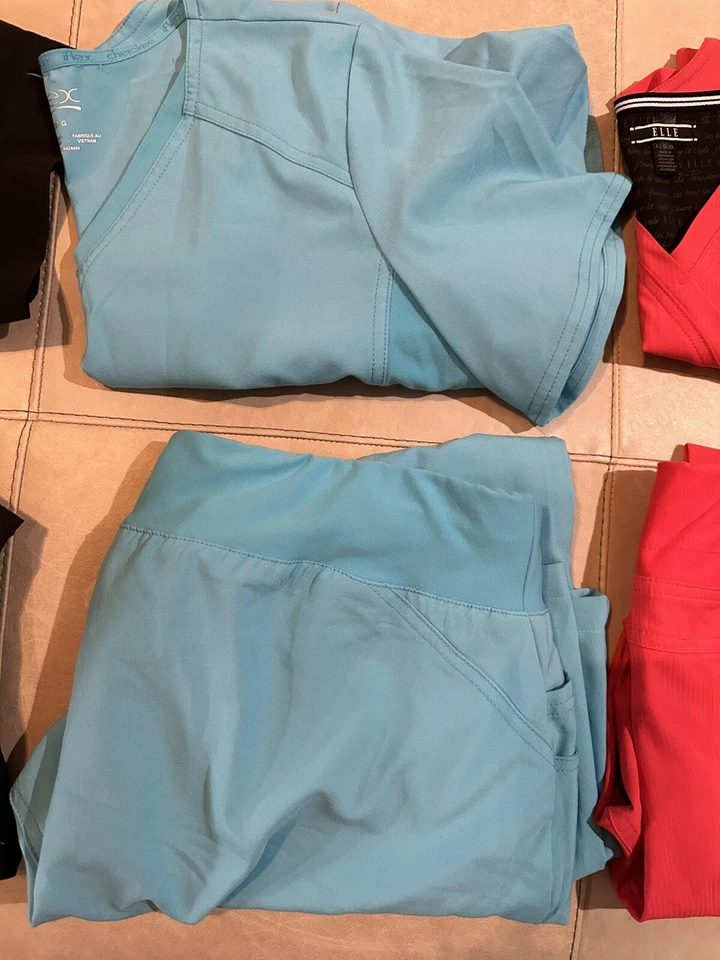 Women’s Large Except One Med Bottom Scrub Nurse Elle Grey’s Anatomy Iflex Set 3 - Image 4 of 4