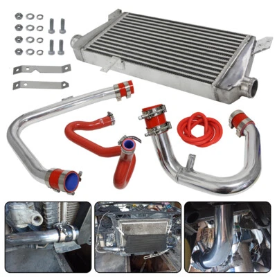 Upgrade Ladeluftkühler Kit für VW Passat Audi A4 B5 Quattro 1.8T 1996-2001 Rot - Bild 1 von 4