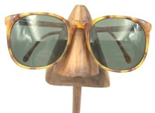 Vintage Oliver Winston 01 41 Tortoise Round Horn-Rimmed Sunglasses FRAMES ONLY