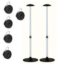 US 60" Extension Boat Cover Support Pole Adjustable Height Aluminum Large Base