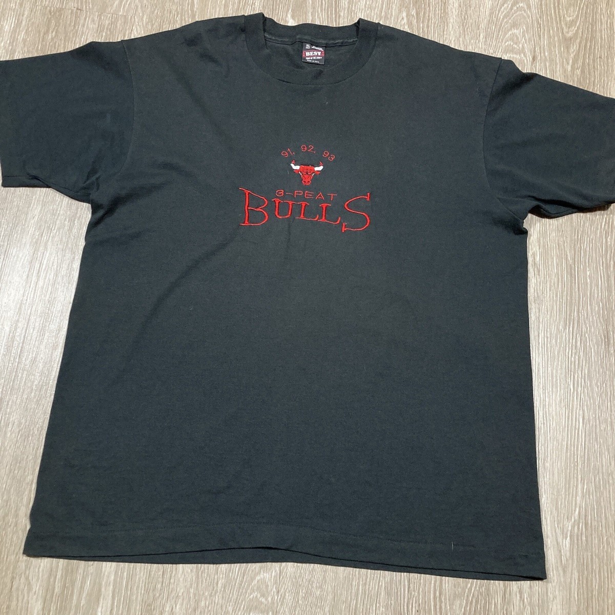 ウェア NBA 3PEAT CHAMPS T-SHIRTS CHICAGO BULLS Chicago Bulls Three-Peat Tee » Basketball » Vintage