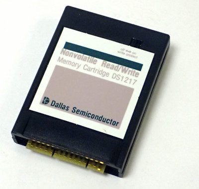 DALLAS SEMICONDUCTOR DS1217M NONVOLATILE READ/WRITE MEMORY CARTRIDGE 1/2-25 