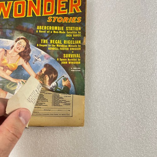 4 Thrilling Wonder Stories SF Pulps Ray Bradbury Jack Vance Virgil Finlay - Picture 6 of 7