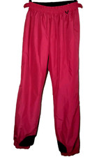 Columbia Snow Ski Pants Women Large Pink Magenta Nylon Elastic Adjustable