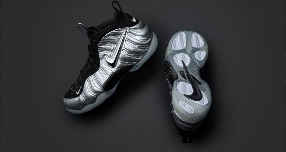 nike foamposite silver surfer