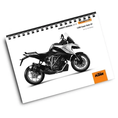KTM 2019 - 1290 SUPER DUKE GT - OWNERS MANUAL USER GUIDE - Image 1 of 4