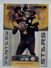 2019 SCORE BEN ROETHLISBERGER II FANTASY STARS FOOTBALL CARD STEELERS NFL panini