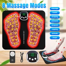 Portable EMS Foot Massager Neuropathy Feet for Circulation and Pain Relief USA