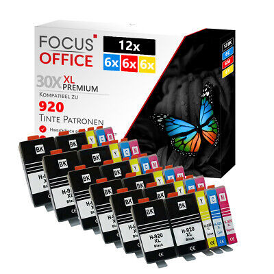 30x TINTE PATRONEN für HP 920 OfficeJet 6000 6500A 7000 7500A E710a E710n E709