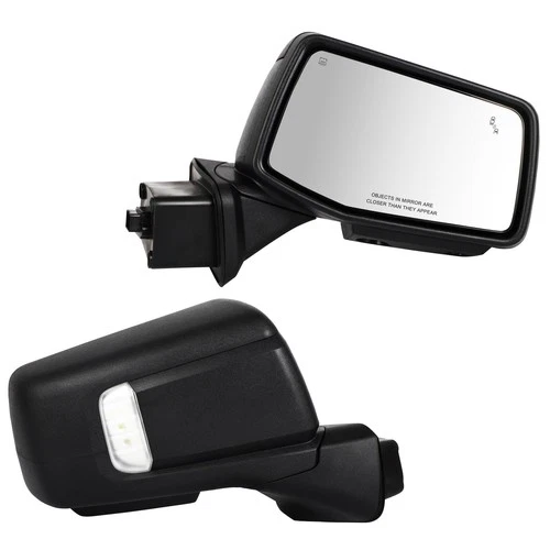 Power Heated Tow Mirrors For 19-23 Chevry Silverado 1500 LED Signal Temp Sensor