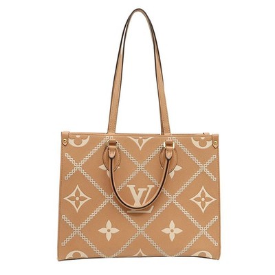 Louis Vuitton Hellbraun Monogram Empreinte Arizona On The Go MM 2WAY 149978792