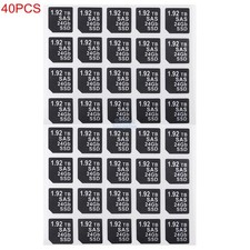 40PCS Capacity Sticker 1.92T SAS 24GB SSD For DELL DXD9H X7K8W Hard Tray Caddy