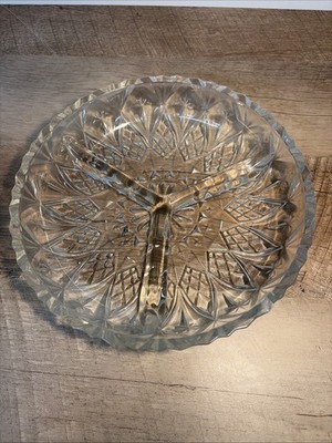 Gibson Home Everyday Jewel Light Three Section Glass Relish Dish  8.78 