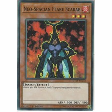 SHVA-EN033 Neo-Spacian Flare Scarab | 1st Edition | Super Rare Card | YuGiOh TCG
