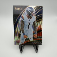 2025 Panini Select #210 Evan Engram Black and Red Prizm Shock