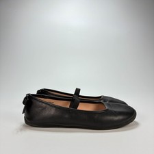 Wonder Nation Black Classic Casual Ballet Flats Slip On Dress Shoes Youth Size 1