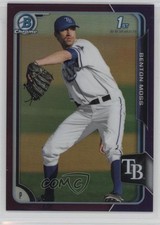 2015 Bowman Draft Chrome Purple Refractor 32/250 Benton Moss #35 0l2