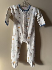 Magnetic Me Puppy Dogs Organic Cotton Footed Romper Size 3-6 Months