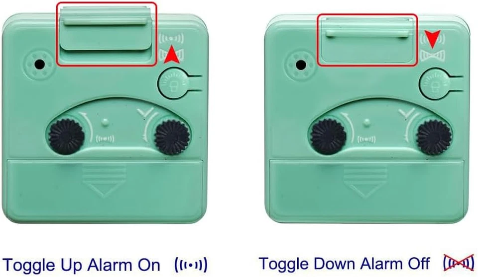 Peakeep Ultra Small, Battery Travel Alarm Clock with Snooze and Light, Silent wi - Image 4 of 4