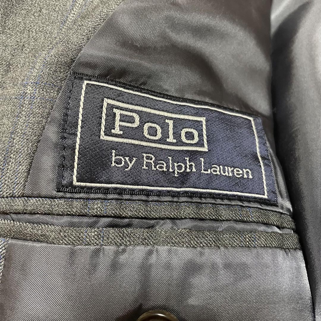90s POLO RALPH LAUREN/ウール チェスターコート/L/グレー 90S Triangular Tag Polo Ralph Lauren Suit Wool Grey Check | eBay